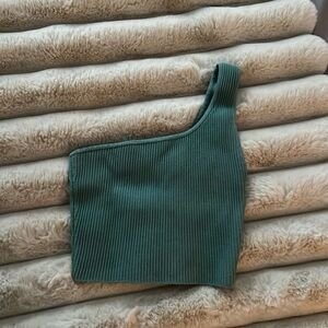 Babaton aritzia one shoulder top